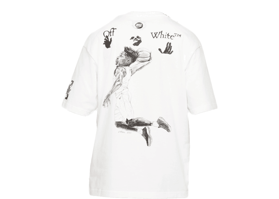 OFF-WHITE x Jordan T-Shirt White - dropout