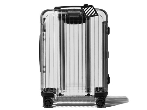 Off-White x Rimowa Transparent Carry-On Case Clear - dropout