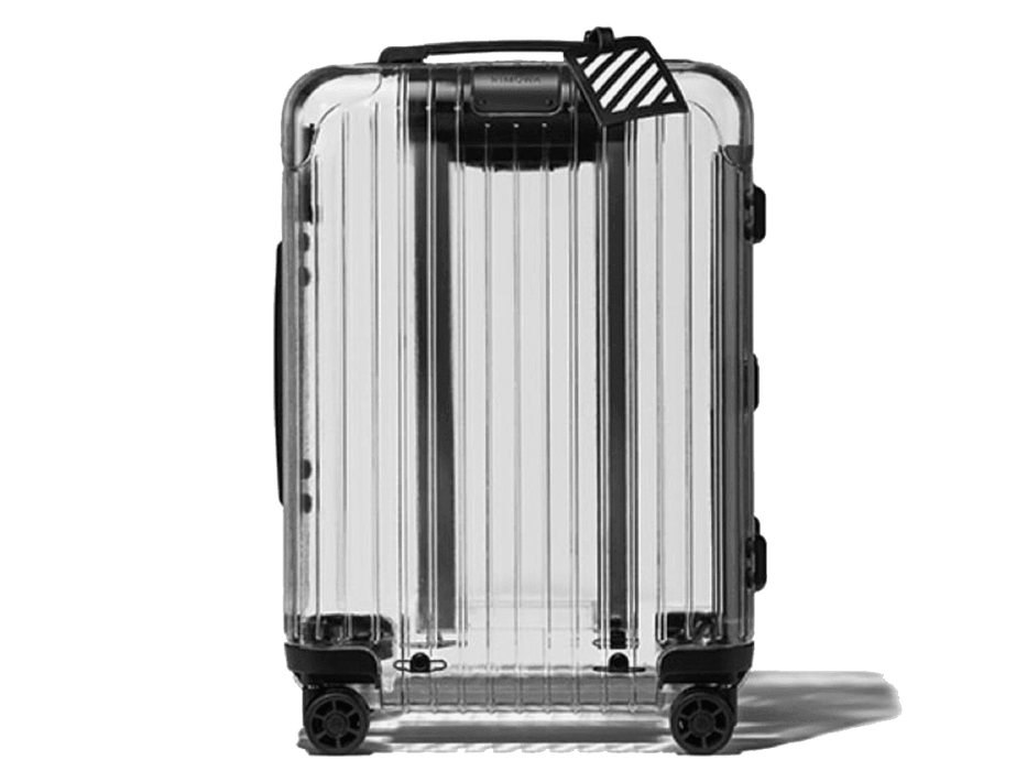Off-White x Rimowa Transparent Carry-On Case Clear - dropout