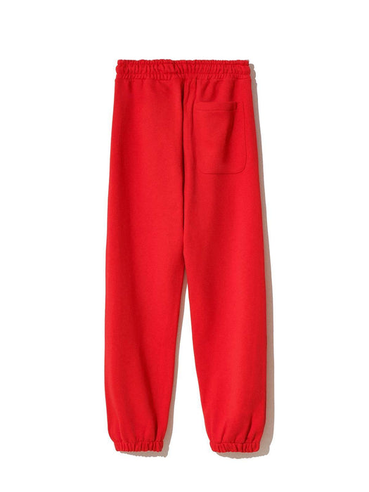 Pantalone corsivo rosso - dropout