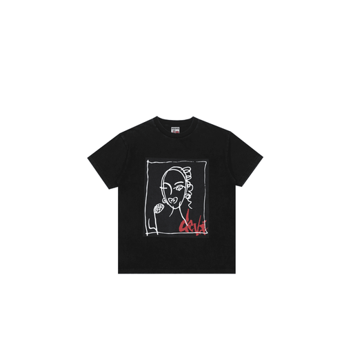 Paradise T-Shirt Washed Black - dropout