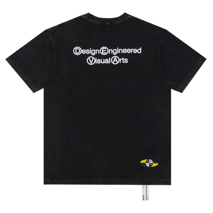 Portal T-Shirt Washed Black - dropout