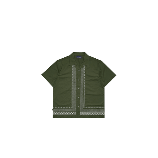 Relic Embroidered Shirt Olive Green - dropout