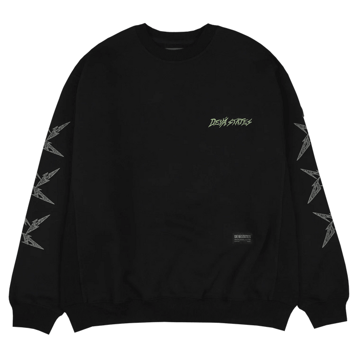 Roam Crewneck Sweater Black - dropout