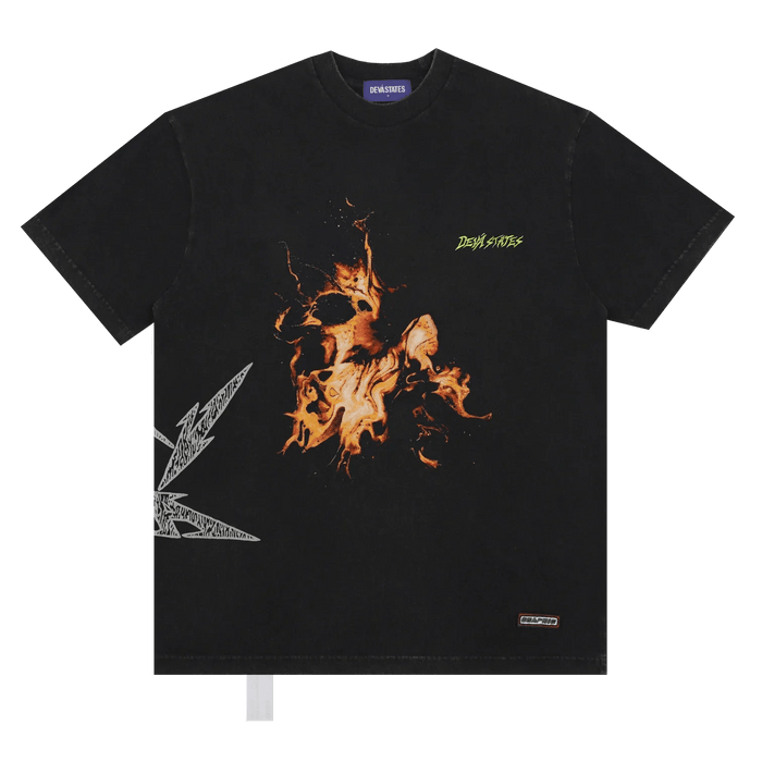 Roam T-Shirt Washed Black - dropout