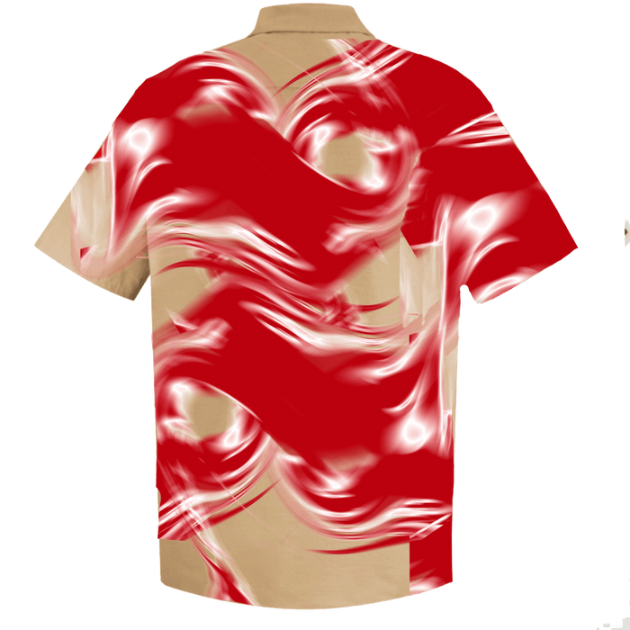 Spark Button-Up Shirt Red - dropout