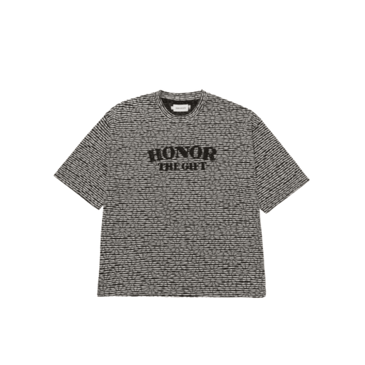 Stripe Box T-Shirt Black - dropout
