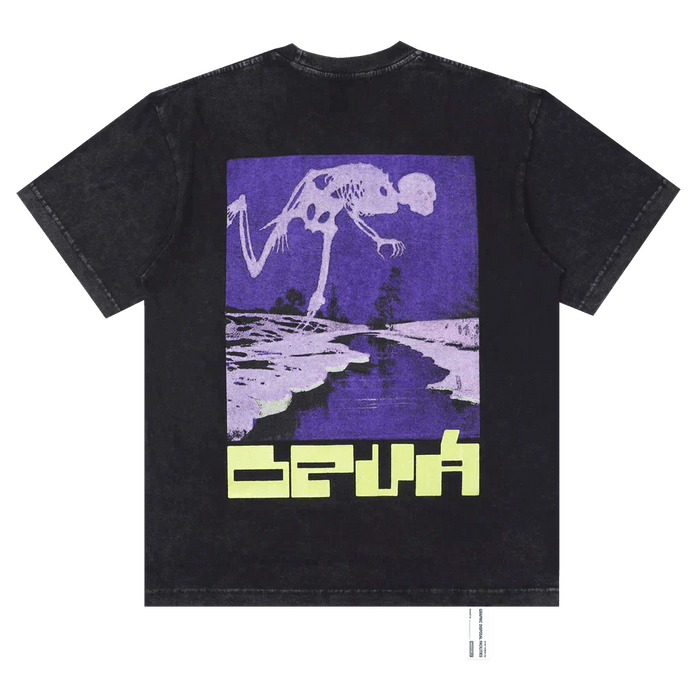 Styx T-Shirt Washed Black - dropout