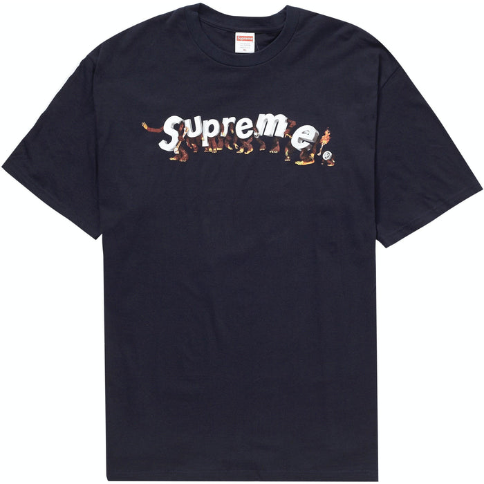 Supreme Apes Tee Navy - dropout