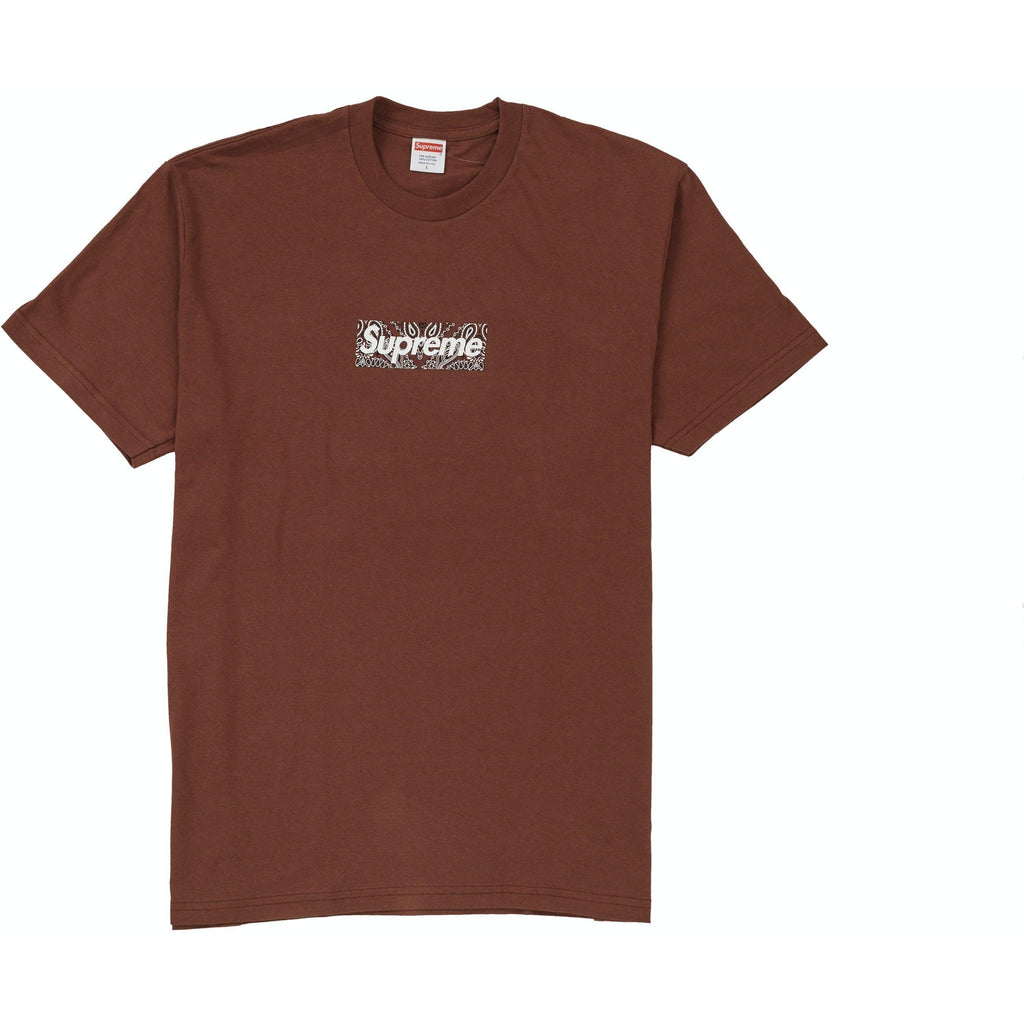 Supreme Bandana Box Logo Tee Brown — dropout