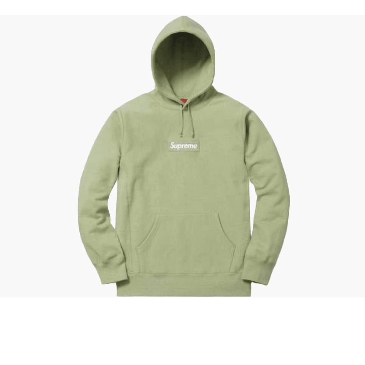 Supreme Box Logo Hooded Sweatshirt Sage dropout
