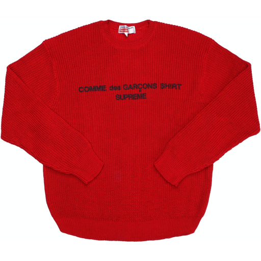 Supreme Comme des Garcons SHIRT Sweater Red — dropout