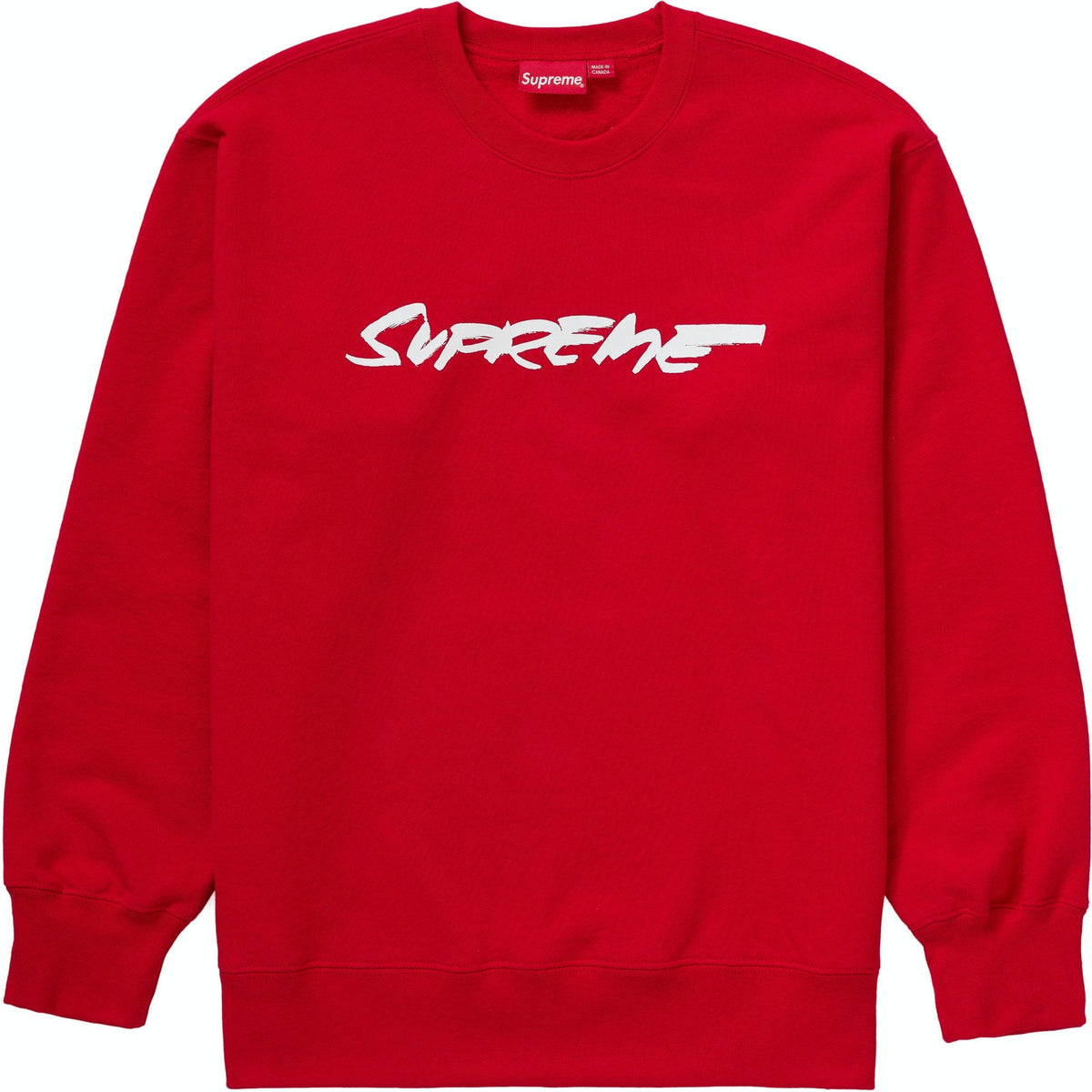 Supreme Futura Logo Crewneck Red — dropout