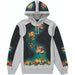 Supreme Jean Paul Gaultier Floral Print Hooded Sweatshirt Heather Grey - dropout