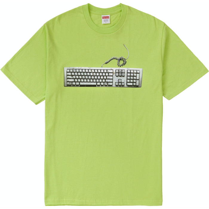 Supreme Keyboard Tee Neon Green - dropout