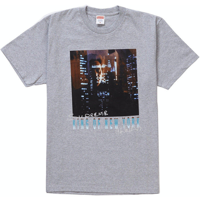 Supreme King of New York Tee Heather Grey - dropout