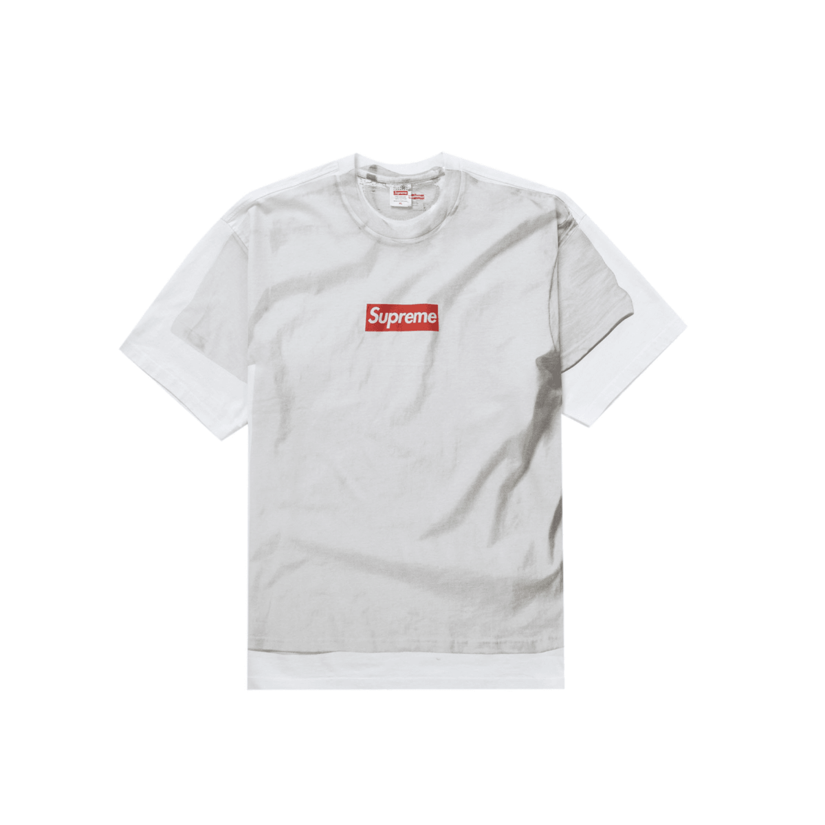 Supreme MM6 Maison Margiela Box Logo Tee White