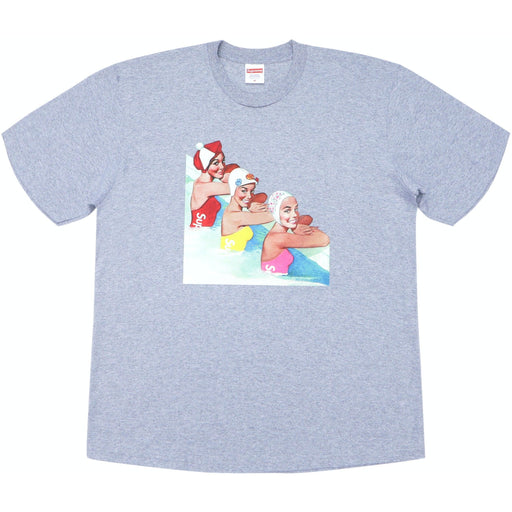 Supreme Swimmers Tee Heather Grey - dropout