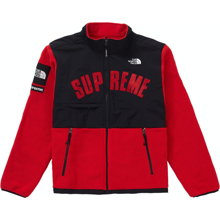 Supreme The North Face Arc Logo Denali Fleece Jacket Red - dropout