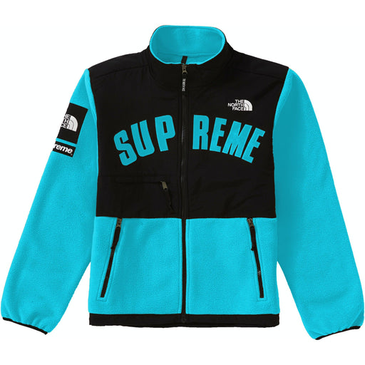 Supreme The North Face Arc Logo Denali Fleece Jacket Teal - dropout