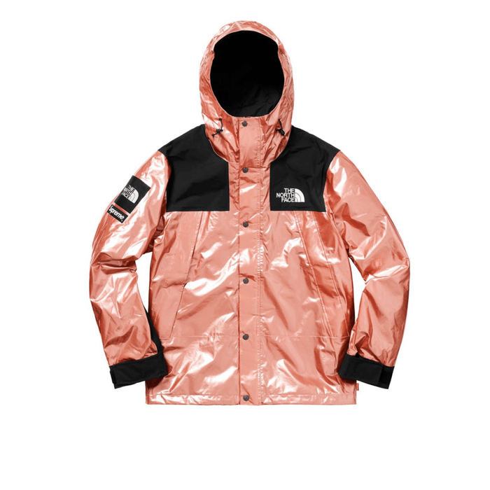 Supreme The North Face Metallic Mountain Parka Rose Gold dropout