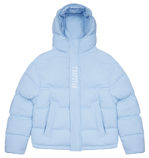 Trapstar Decoded Hooded Puffer 2.0 Ice Blue - dropout