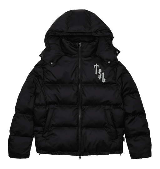 Trapstar Shooters Hooded Puffer Black/Reflective - dropout