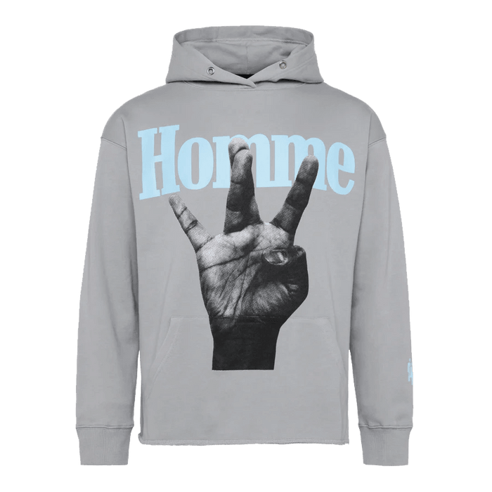 Twisted Finger Hoodie Grey - dropout