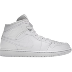 Jordan 1 Mid Triple White