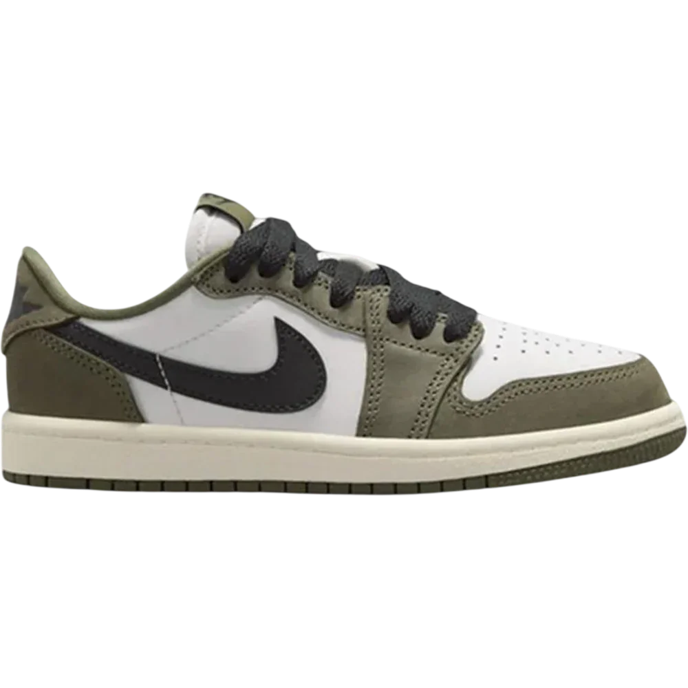 Jordan 1 Retro Low OG Medium Olive (PS)