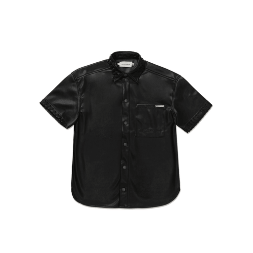Vegan Leather Box T-Shirt Black - dropout