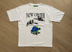 White New Order Oversize Tee - dropout