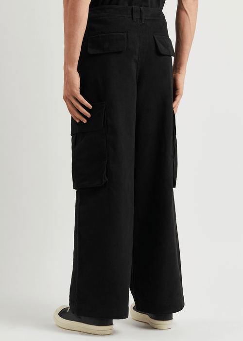 Wide Leg Cargo Black - dropout