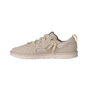 White and beige sneaker on a white background
